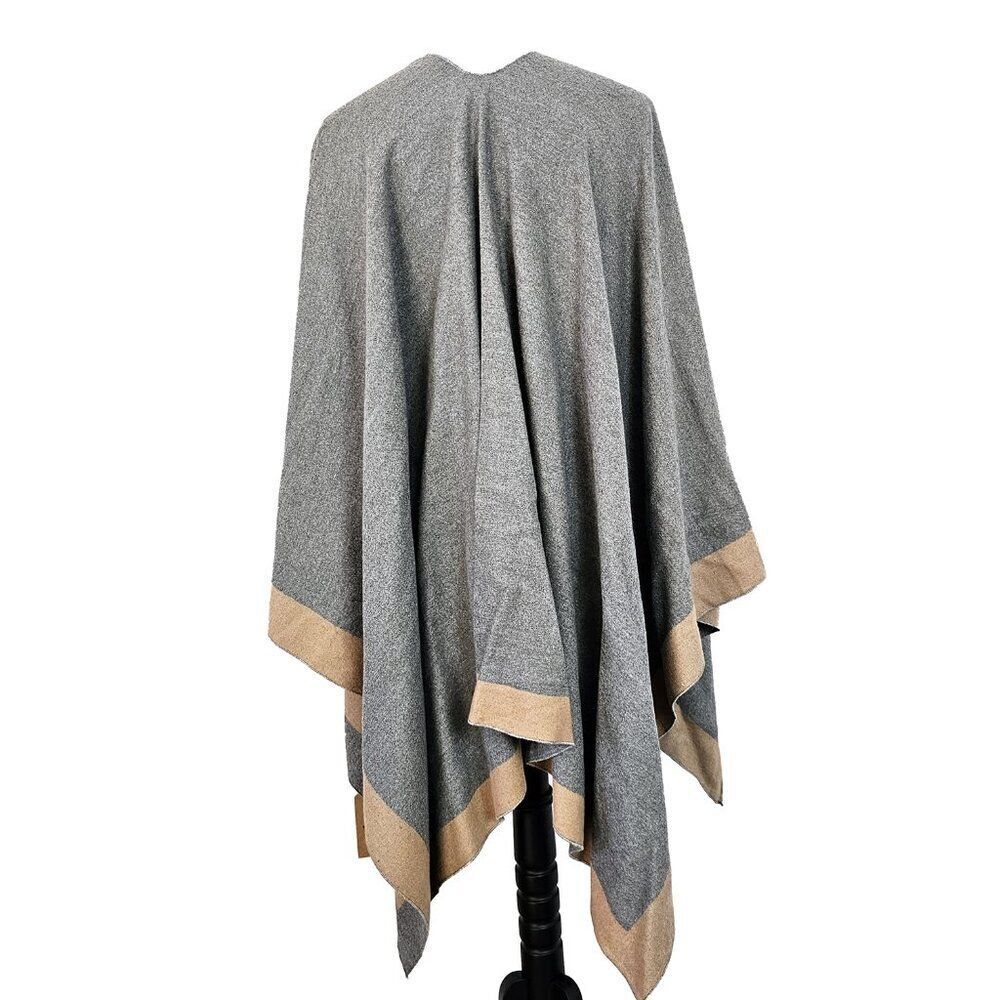 Melifluos Women's Shawl Wrap Poncho Ruana Cape Cardigan Sweater Open Front - Picture 3 of 6